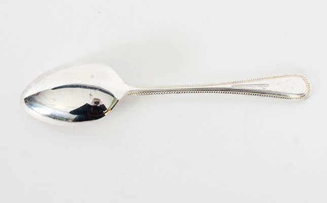 Vintageparts - Perline Intermedie A Forma Di Fiore In Argento Anticato