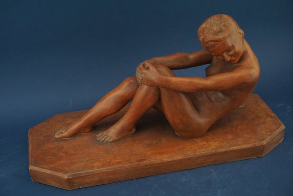 Lucien Charles Edouard Alliot, Art Nouveau Female Nude, Early
