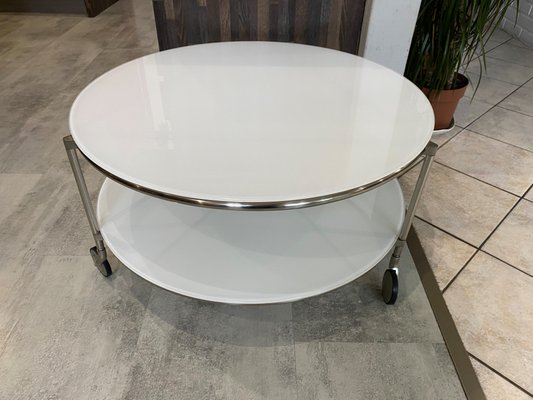 Vintage White Strind Coffee Table by Ehlen Johansson for