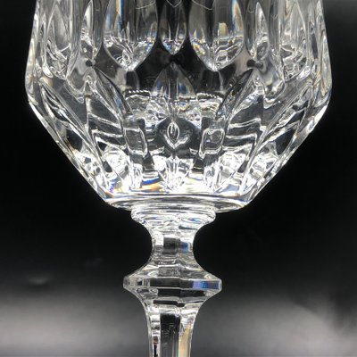 Verres à Vin En Cristal Au Plomb Avec Motif Diamants De Barthmann Allemagne De L Ouest 1970s Set De 6 6