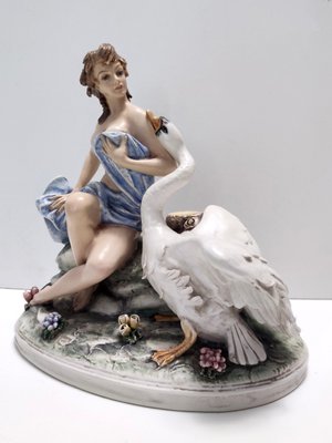Capodimonte キングスポルチェラン カポディモンテ フィギュリン Vintage Capodimonte Porcelain Figurine by Carlo Mollica, 1950s for
