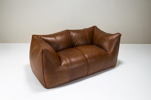 Le Bambole Two-Seater Sofa in Leather by Mario Bellini for B&b