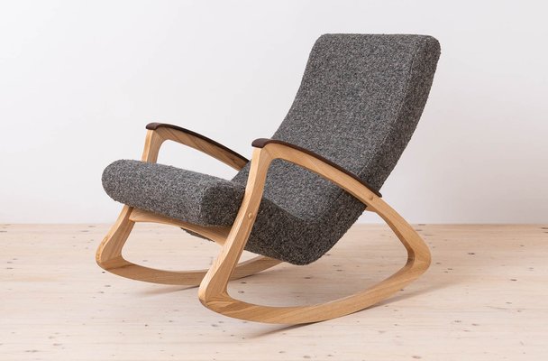 Mid-Century Modern Rocking Chair, 1950s for sale at Pamono