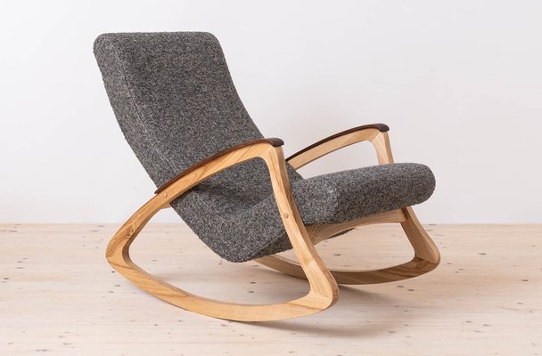 Mid-Century Modern Rocking Chair, 1950s for sale at Pamono