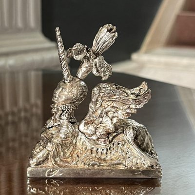 Unicorn Sphynx Sculpture & Paper Press by Christian Lacroix for