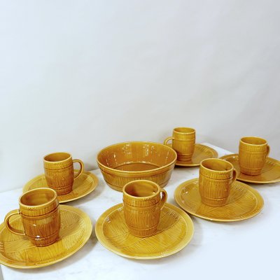 Sauerkraut Tableware from Gien, France, Set of 13 for sale at Pamono