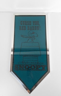 Vintage Peanuts Felt Banner, 1970s for sale at Pamono