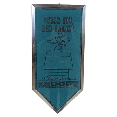 Vintage Peanuts Felt Banner, 1970s for sale at Pamono