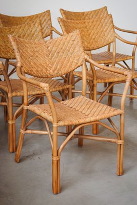Dining Chair Bamboo Weave Chair Cane Chairs Bamboo Woven Chair
