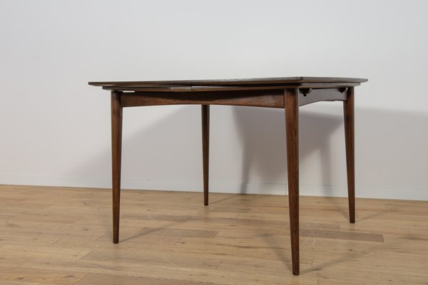 Mid-Century Square Extendable Rosewood Dining Table, Denmark