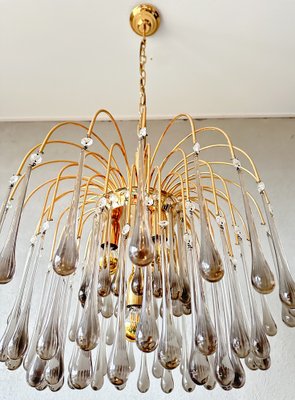Vintage Murano Glass Teardrop Chandelier for sale at Pamono