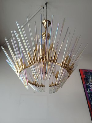 Chandelier attributed to Gaetano Sciolari for Stilkronen, 1960s