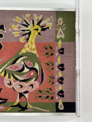 Wool Oiseau de Feu Tapestry by Michèle Van Hout Le Beau for