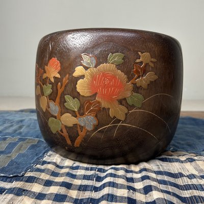 Vintage Japanese Maki-E Hibachi Fire Pot, 1950s for sale at Pamono