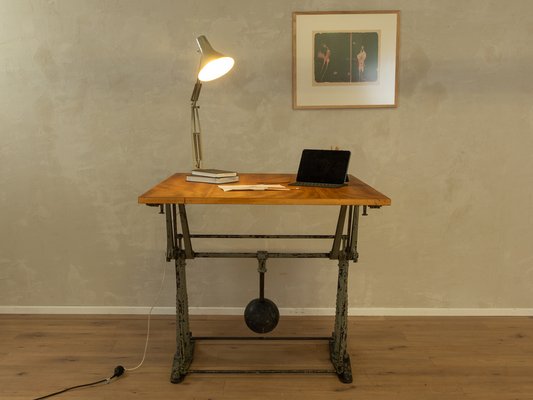 Cast Iron Drawing Table, 1950s for sale at Pamono