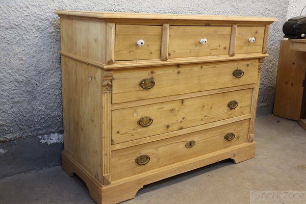 Gründerzeitliche Holzkommode bei Pamono kaufen