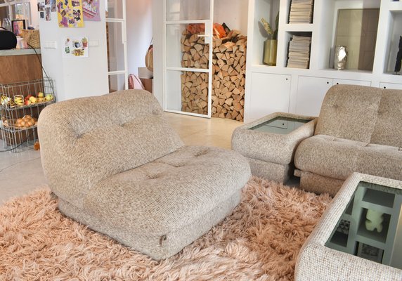 Set of Nuvolone Lounge Chairs by Rino Maturi for Mimo Padova, 1970