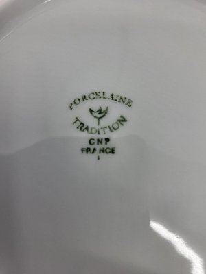 French Porcelain Plates Métiers Du Vieux Paris, Set of 6 for sale