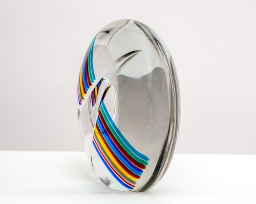 Glass Sculpture by Livio Seguso for Studio Seguso Arte Vetro, 1980