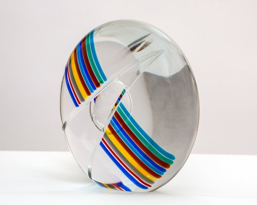 Glass Sculpture by Livio Seguso for Studio Seguso Arte Vetro, 1980