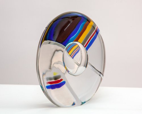 Glass Sculpture by Livio Seguso for Studio Seguso Arte Vetro, 1980