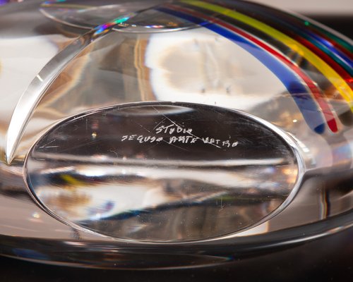 Glass Sculpture by Livio Seguso for Studio Seguso Arte Vetro, 1980
