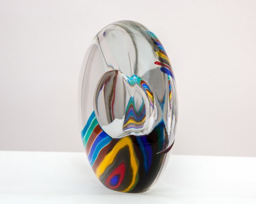 Glass Sculpture by Livio Seguso for Studio Seguso Arte Vetro, 1980
