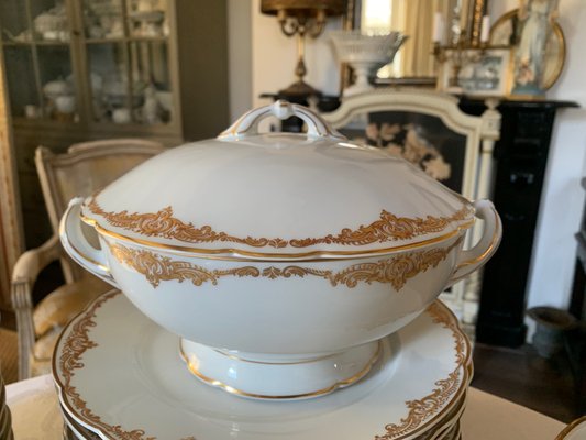 Vintage Bernardaud Limoges France Conde Coffee Pot & Lid