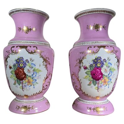 Dresdner Porzellanvasen, 1900, 2er Set bei Pamono kaufen