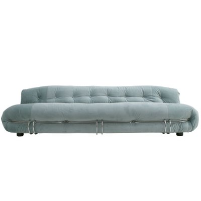 Divano Soriana di velluto di Tobia Scarpa per Cassina, anni \'60 in ... Divano Soriana di velluto di Tobia Scarpa per Cassina, anni \'60 in ...