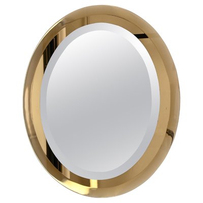 Large Mirror Attributed to Cristal Arte Large Mirror Attributed to Cristal Arte