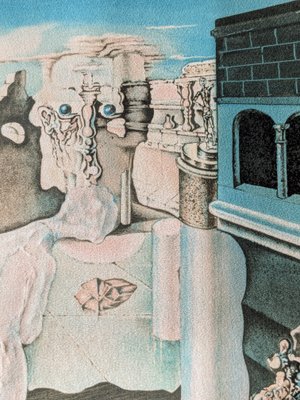 Salvador Dali, Invisible Man, Color Lithograph on Arches Paper