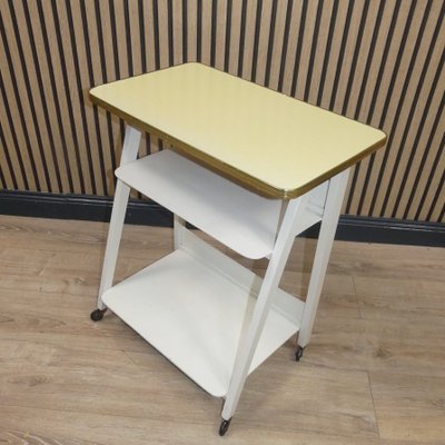 １*s様 ★US Vintage 50s Step Table Mid Century Walnut and Pecan Step End Table by Drexel (SET