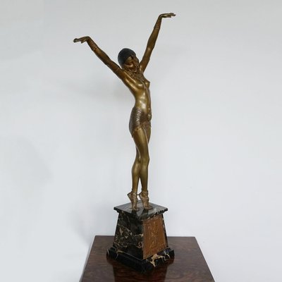 Demetre Chiparus, Art Deco Egyptian Dancer, 1920s-1940s, Bronze