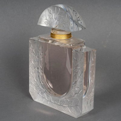 Ancien flacon de parfum Relief Forvil René Lalique signé R Lalique