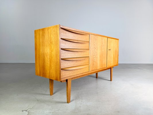 Mid Century Oak Sideboard 602 by Franz Ehrlich for Veb Dw Hellerau