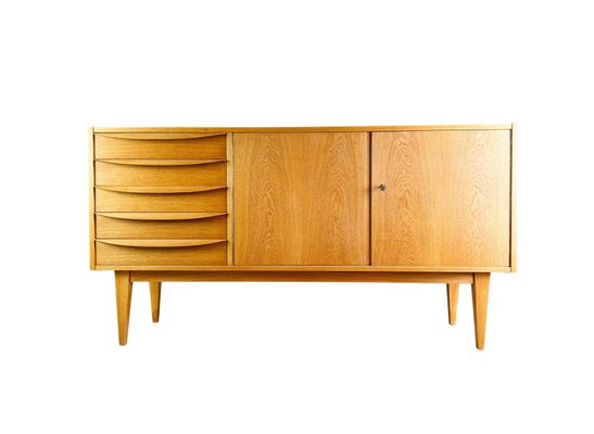 Mid-Century Oak Sideboard 602 by Franz Ehrlich for Veb Dw