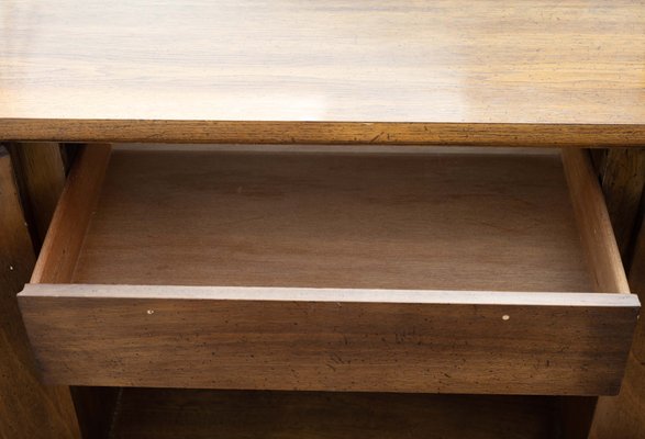 Faux Bamboo Cane and Brass Handled Sideboard from American of