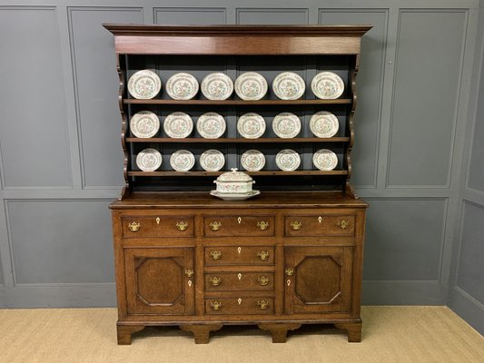 white christmas dresses An 18th Century Country Made Oak Welsh Dresser main image 1