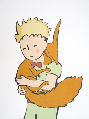 Antoine de Saint-Exupery, The Little Prince Cuddles the Fox