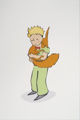 Antoine de Saint-Exupery, The Little Prince Cuddles the Fox
