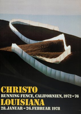Christo Running Fence California Poster for sale at Pamono
