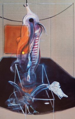 Francis Bacon Meat Carcass and Bird of Prey Poster for sale