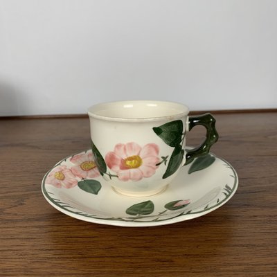 Vintage Villeroy & Boch Wild Rose Tea Cup and Saucer Set Vintage Villeroy & Boch Wild Rose Tea Cup and Saucer Set