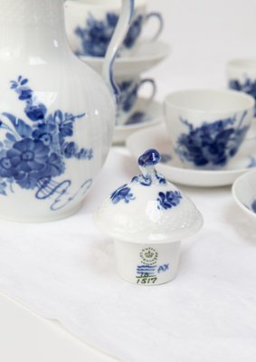 Blå Blomst Blue Flower Coffee Service from Royal Copenhagen, Set