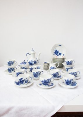 Blå Blomst Blue Flower Coffee Service from Royal Copenhagen, Set