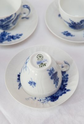 Blå Blomst Blue Flower Coffee Service from Royal Copenhagen, Set