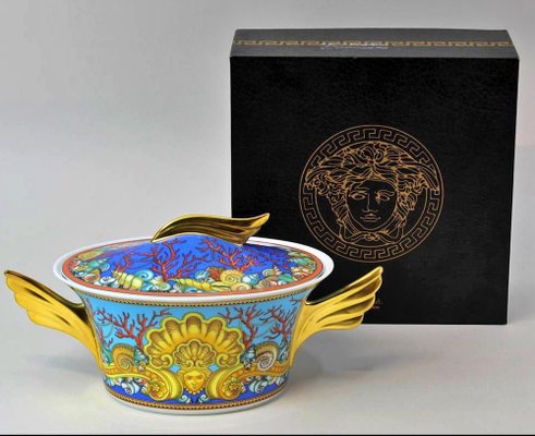 Rosenthal Versace Soup Tureen with Lid by Versace Home Collection