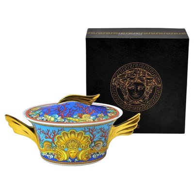 Rosenthal Versace Soup Tureen with Lid by Versace Home Collection