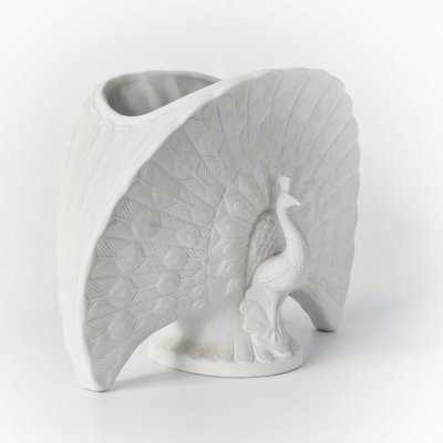 Decorative Peacock Vase By Vincente Martinez For Lladro 1970s For